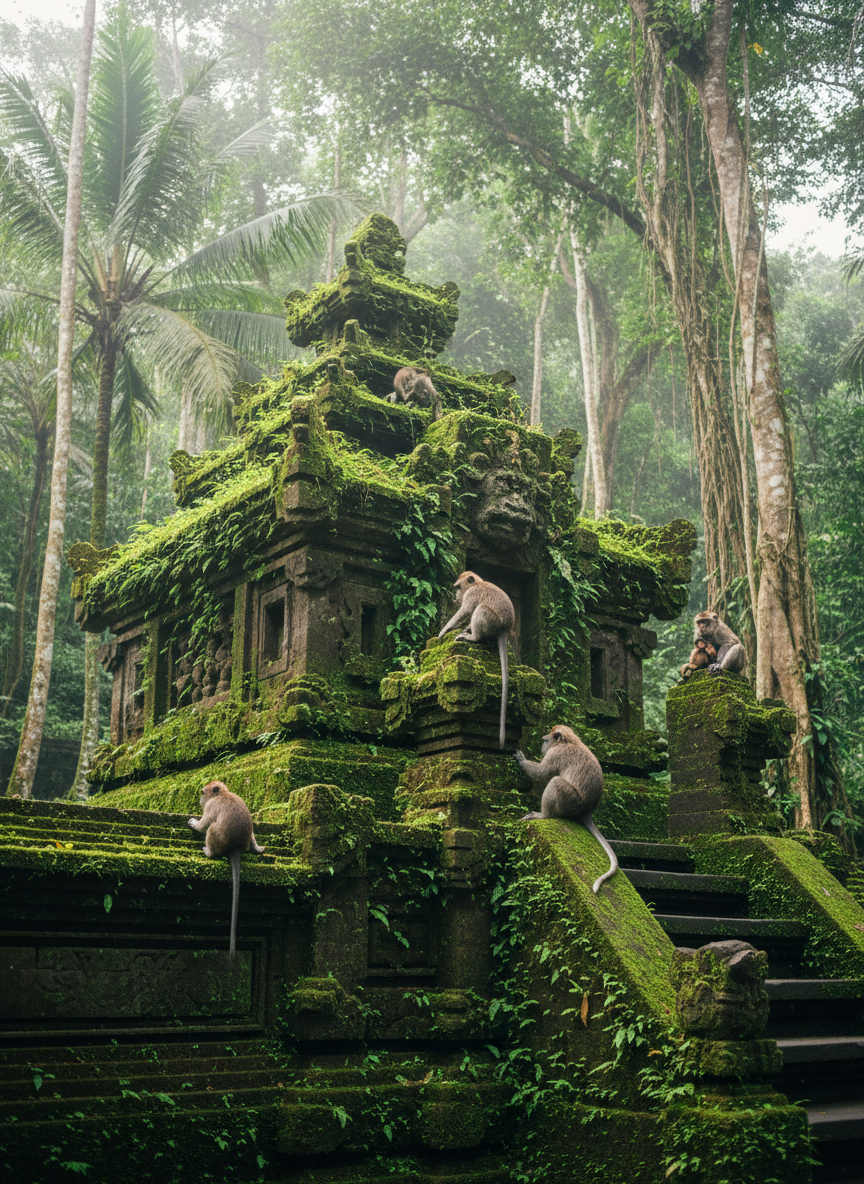 Sacred Monkey Forest Sanctuary di Ubud Bali